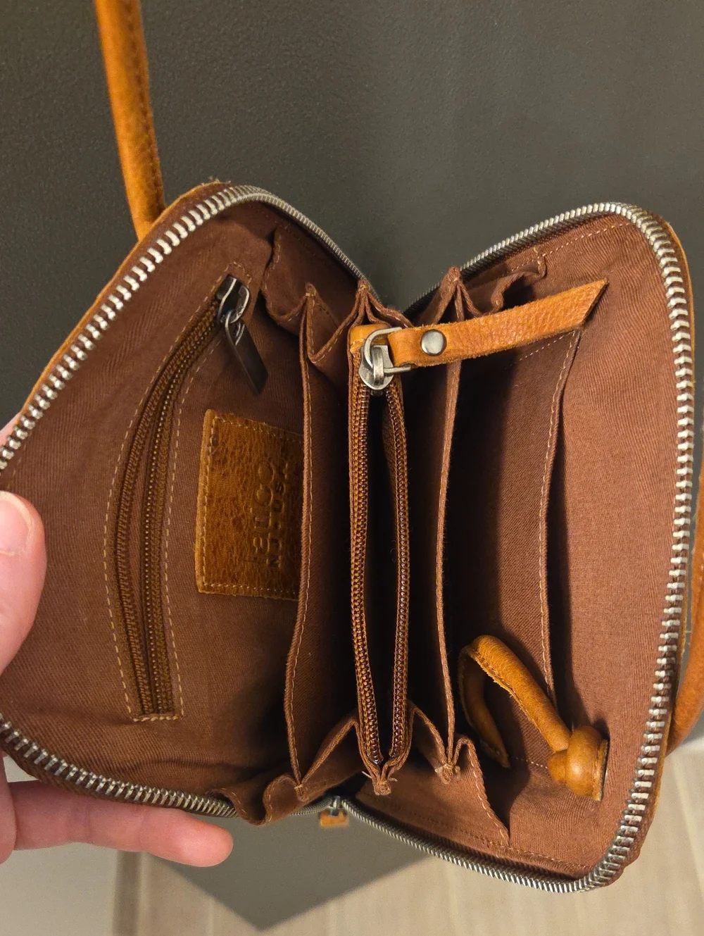 Latico Leather Milly Crossbody Bag In Cognac
